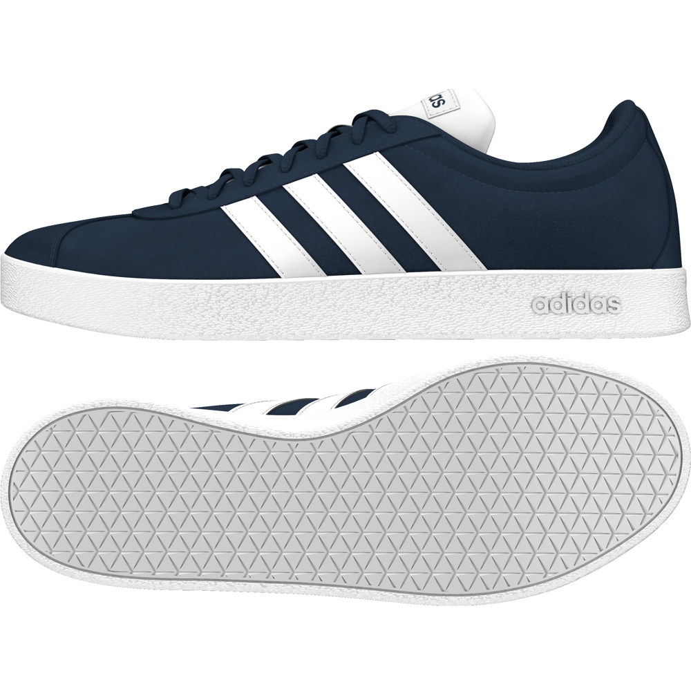 adidas vl court 2.0 bleu