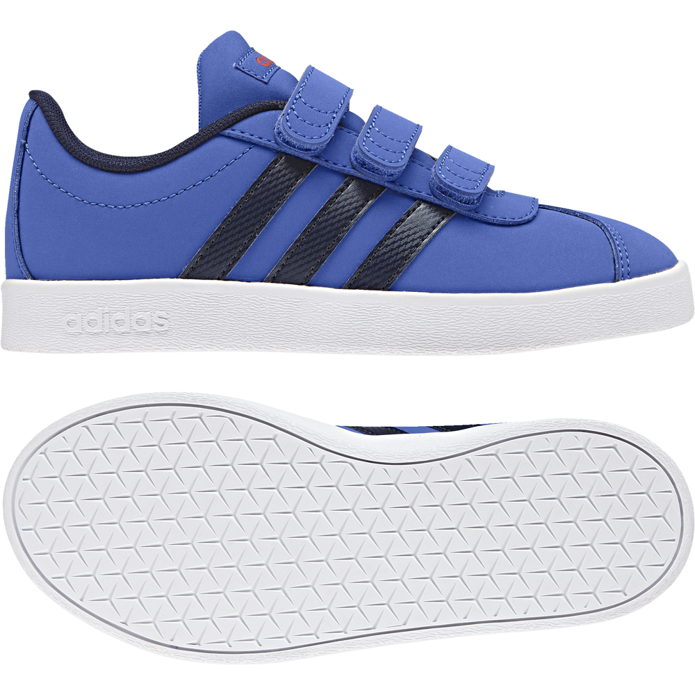 adidas vl court 2.0 bleu